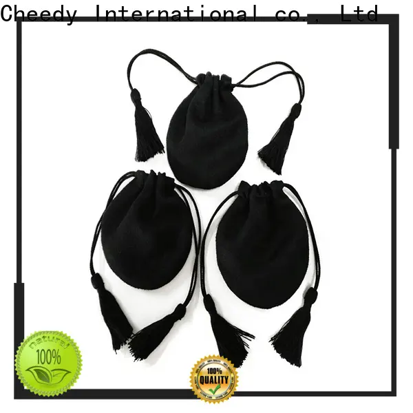 Cheedy New suede makeup bag suppliers for ring 1