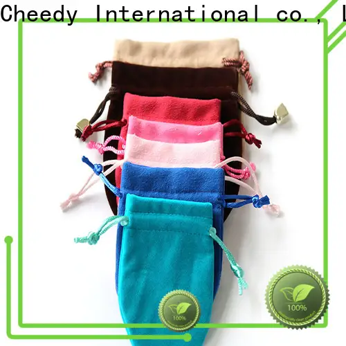 Cheedy jewelry large velvet pouch supply for necklace 1