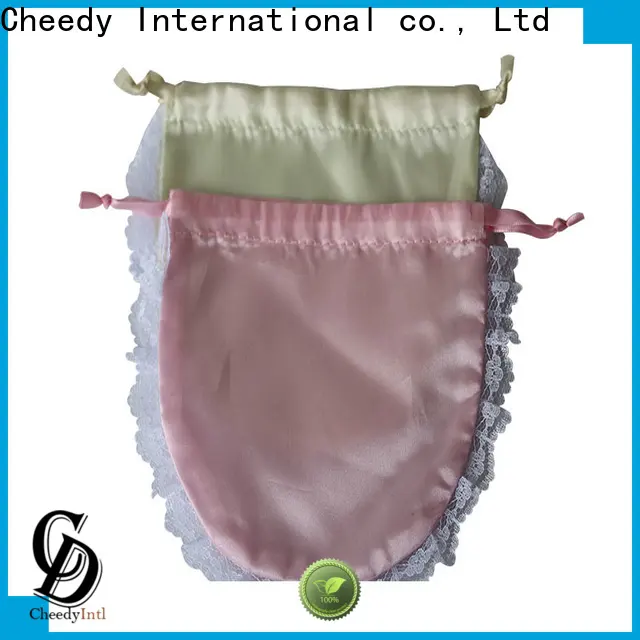 Cheedy Custom small velvet drawstring pouches suppliers for jewelry 1