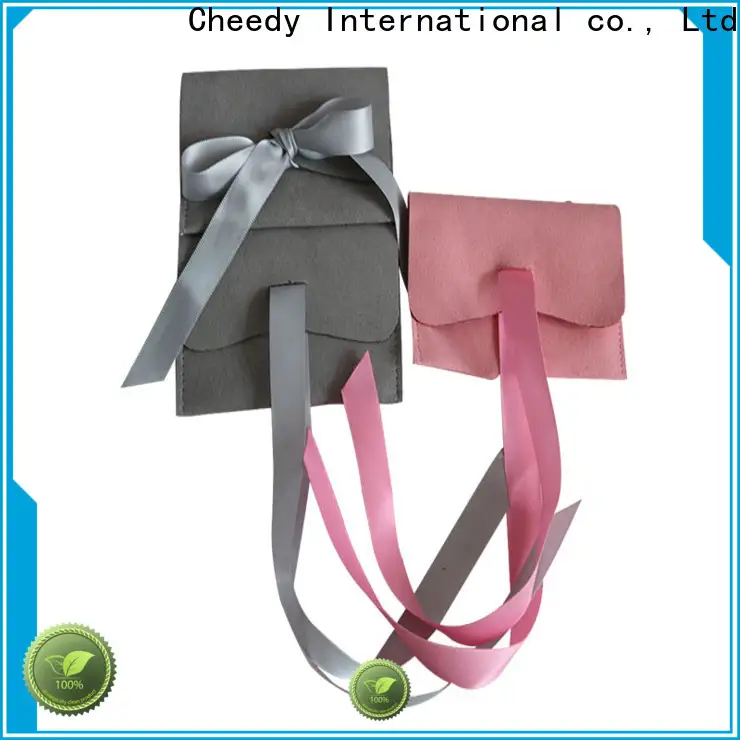 Custom suede bags wholesale suede supply for necklace 1