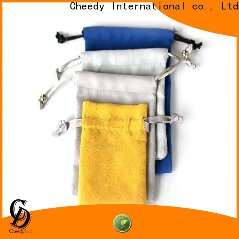 Cheedy faux suede pouch for business for watch 1