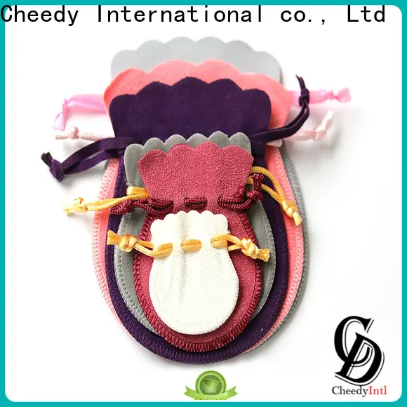 Cheedy Best personalized velvet favor bags suppliers for necklace 1