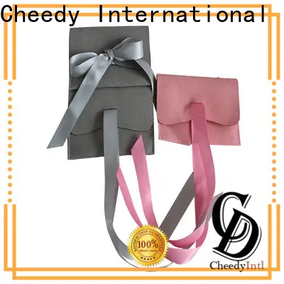 Cheedy Wholesale velour jewelry bags supply for ring 1