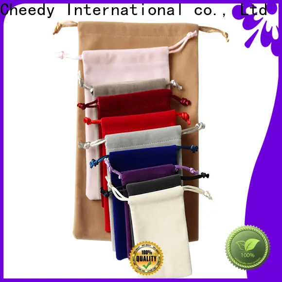 High-quality personalized velvet favor bags packaging supply for ring 1