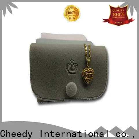 Cheedy Best cheap velvet pouches factory for watch 1