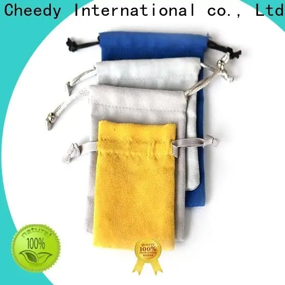 High-quality suede gift bags bags suppliers for jewelry 1
