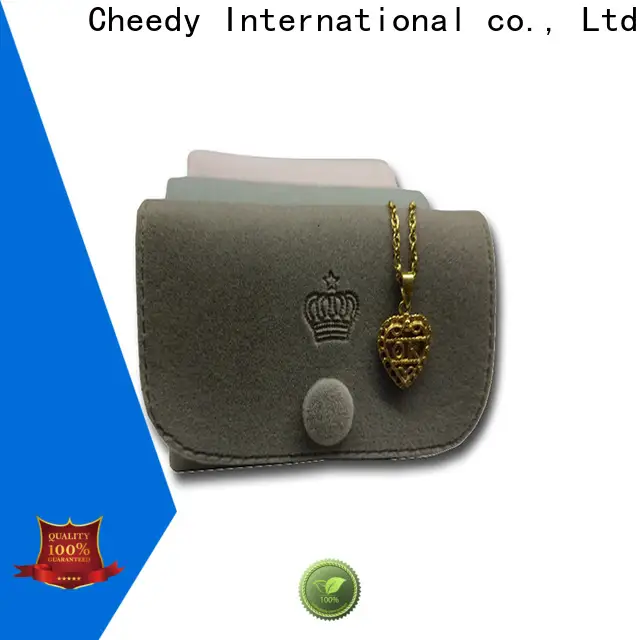 Cheedy Latest jewelry gift box velvet company for necklace 1