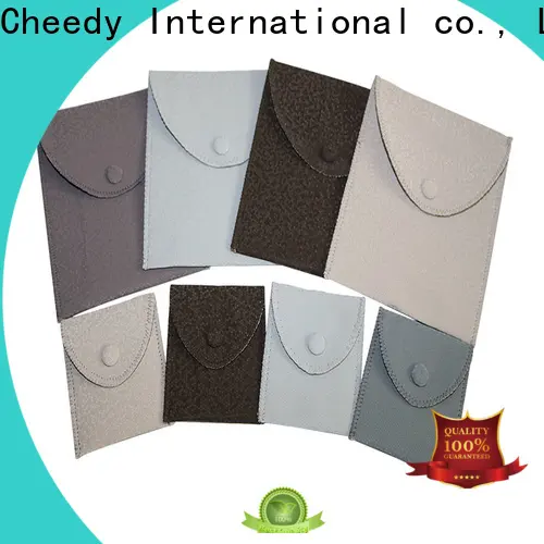 Cheedy High-quality little leather pouch supply for ring 1