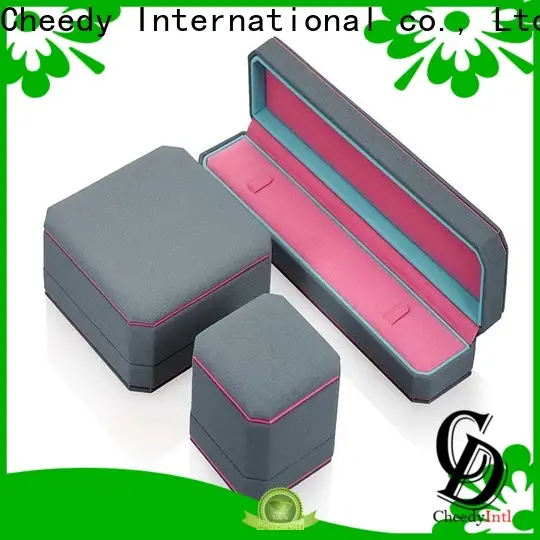 Cheedy pu jewellery packaging uk manufacturers for jewelry 1