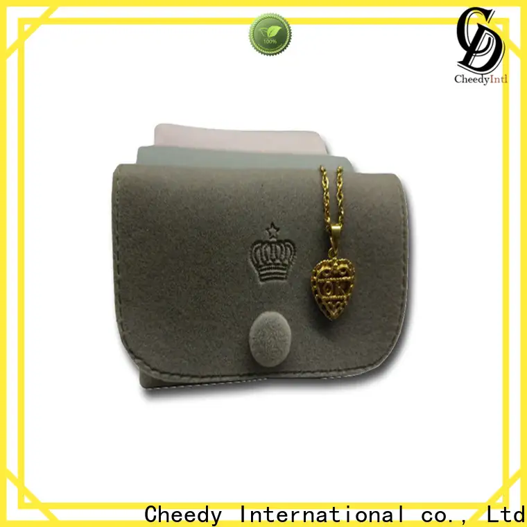 New velvet bag jewelry company for necklace 1