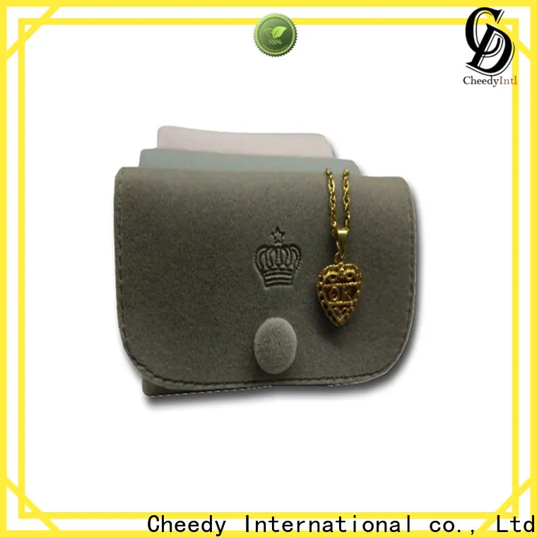 New velvet bag jewelry company for necklace 1
