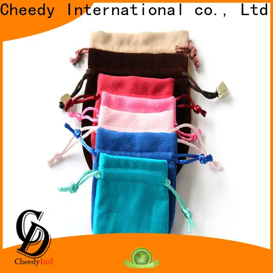 Cheedy price velvet bags pouches manufacturers for necklace 1