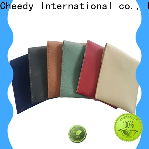 Custom book binding materials pu company for necklace 1