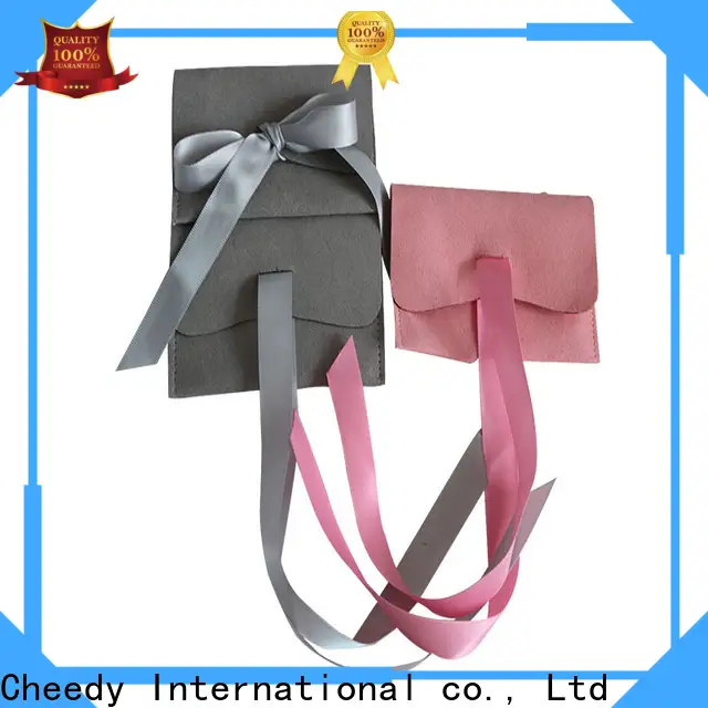 Cheedy Top suede phone pouch company for ring 1