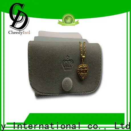 Cheedy New custom velvet bags for business for jewelry 1