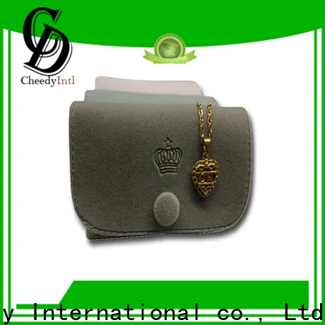 Cheedy New custom velvet bags for business for jewelry 1