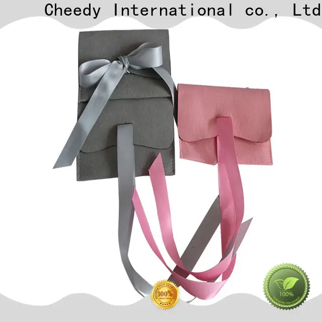 Cheedy Top velvet bags pouches suppliers for ring 1