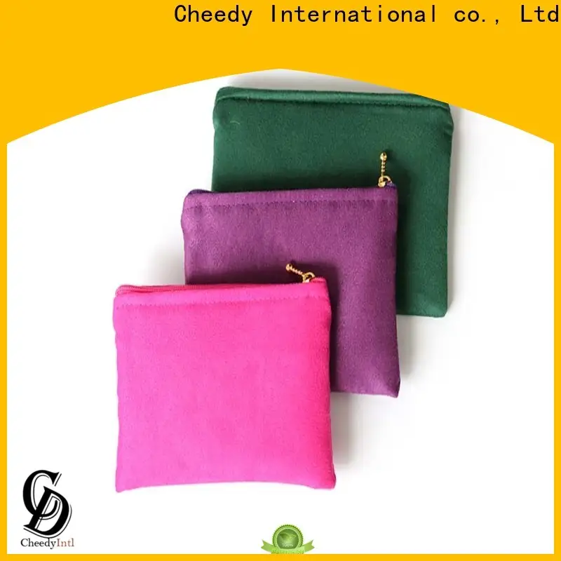 Cheedy Latest black velvet pouches wholesale suppliers for ring 1