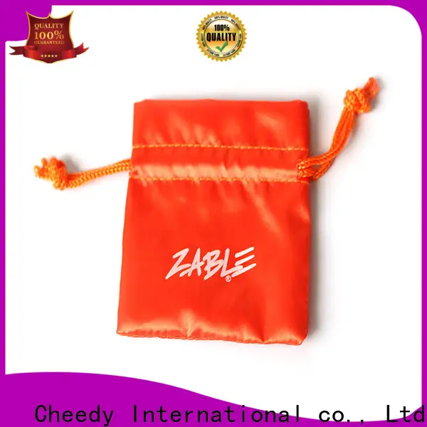Cheedy New black satin bag for business for jewelry 1