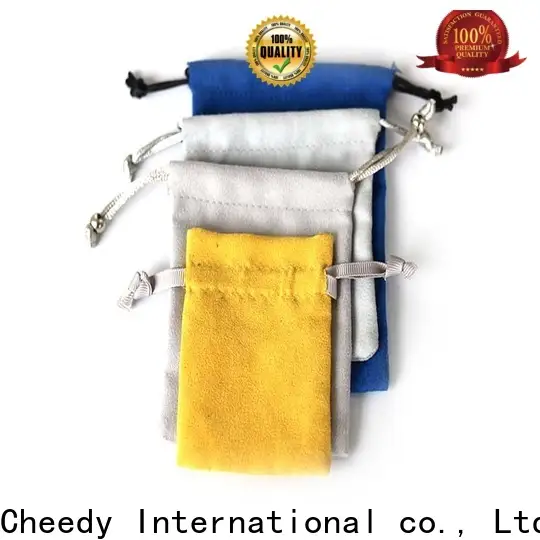 Cheedy pouches suede leather bag manufacturers for ring 1