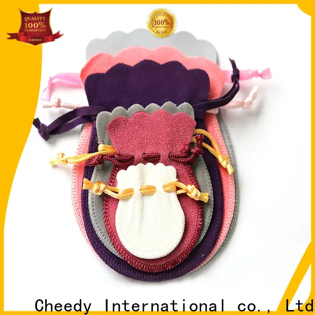 Custom large velvet pouch packaging company for ring 1