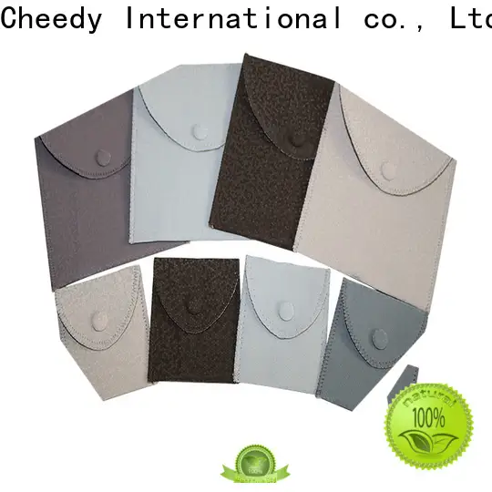 Cheedy New metallic leather pouch company for watch 1