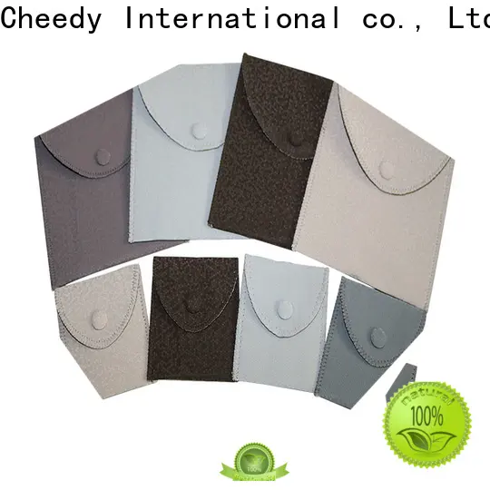 Cheedy New metallic leather pouch company for watch 1