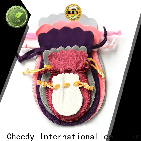 Cheedy velvet black velvet bag suppliers for watch 1