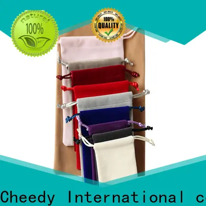Cheedy watch small velvet pouches wholesale factory for necklace 1