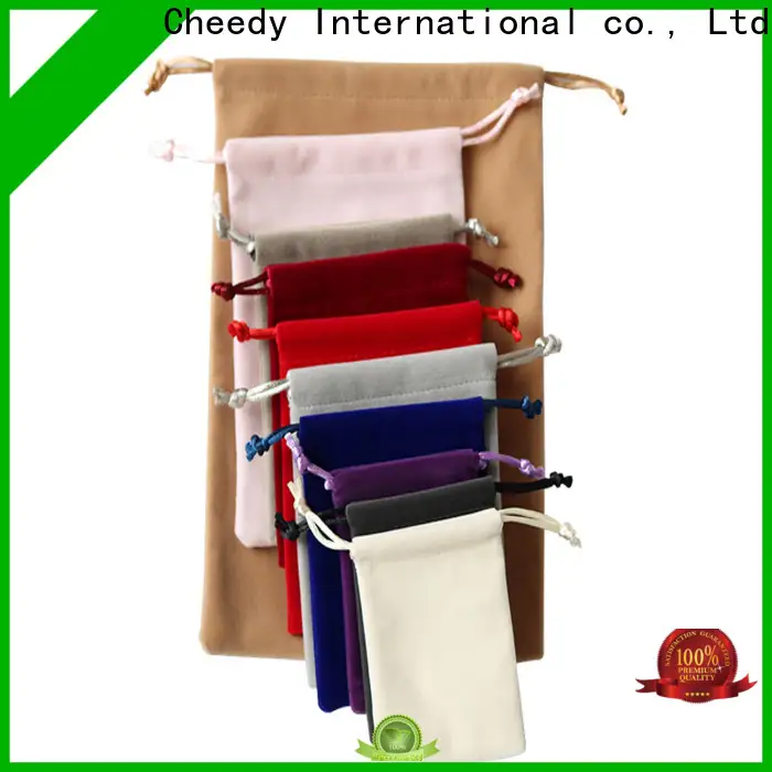 Wholesale christmas velvet gift bags jewelry for business for necklace 1