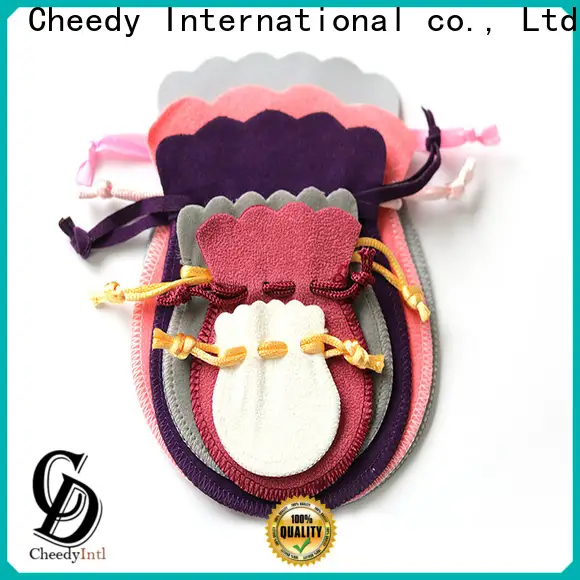 Cheedy packaging velvet party bags suppliers for ring 1