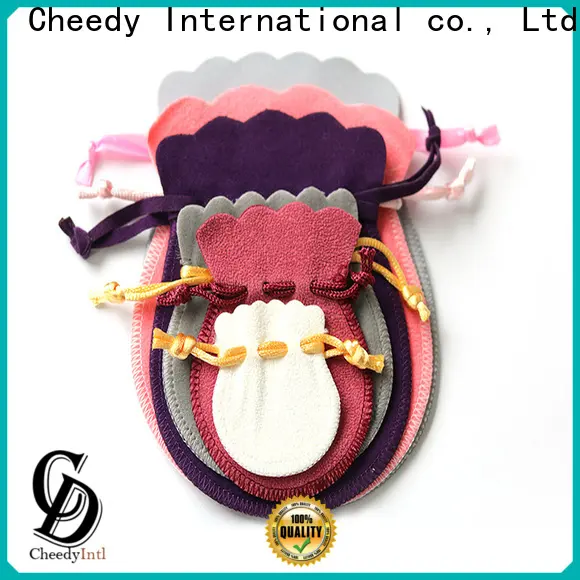 Cheedy packaging velvet party bags suppliers for ring 1
