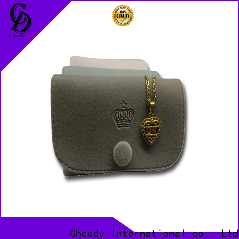 Cheedy High-quality velvet gift boxes wholesale supply for ring 1