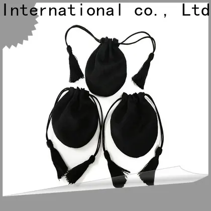 New drawstring jewelry pouch wholesale suede supply for ring 1