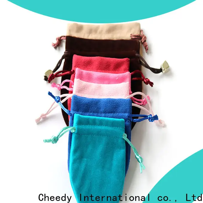 Cheedy jewelry velvet jewellery packaging company for ring 1