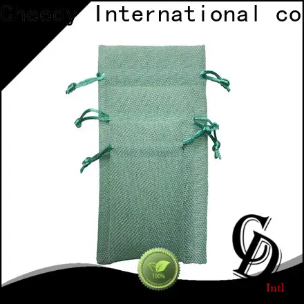 Cheedy linen drawstring bags for packaging factory for jewelry 1