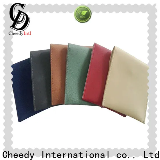 Cheedy jewelry simple leather pouch supply for jewelry 1