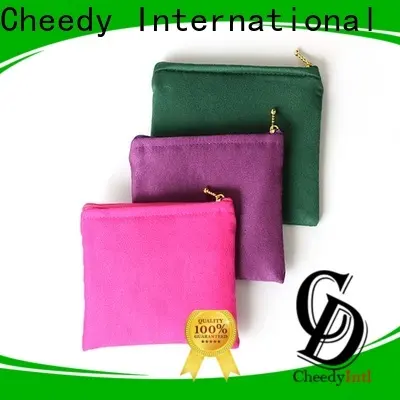 Cheedy Top green suede bag for business for necklace 1