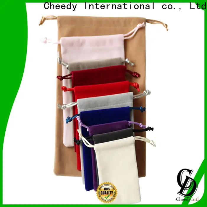 Cheedy New velvet bags pouches manufacturers for jewelry 1