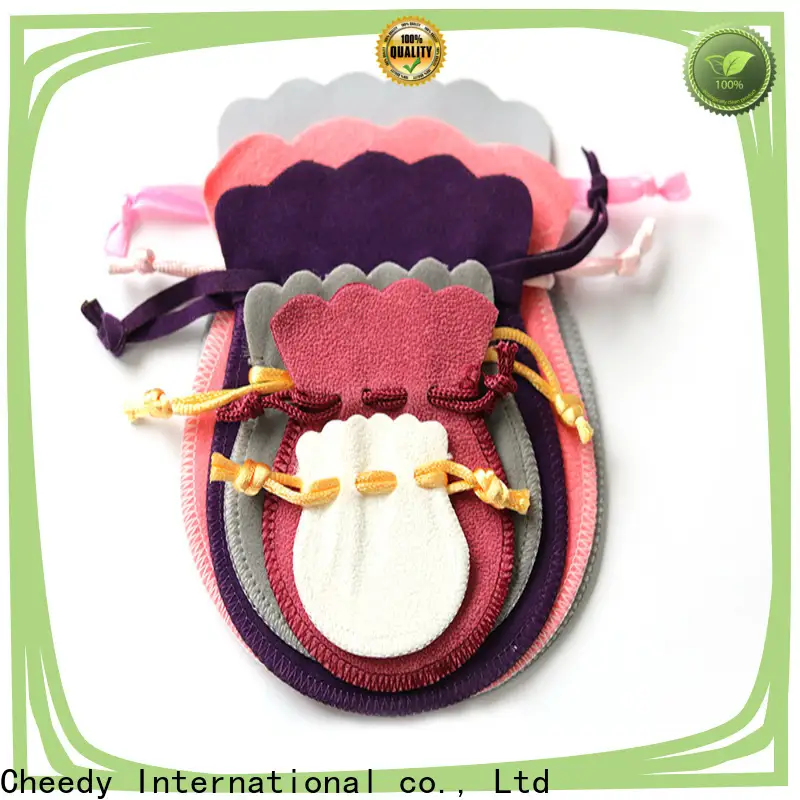 Cheedy packaging velvet favour bags suppliers for ring 1
