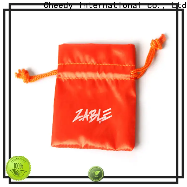 Cheedy packaging christmas velvet gift bags factory for ring 1