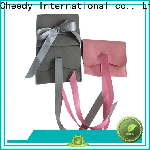 Wholesale small suede bag pouch suppliers for necklace 1