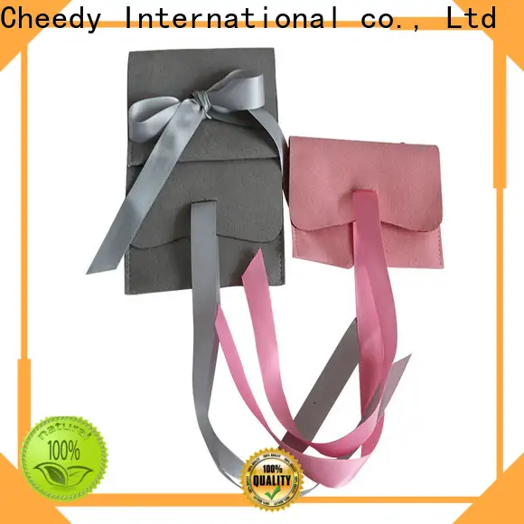 New velvet jewelry bags wholesale suede supply for necklace 1