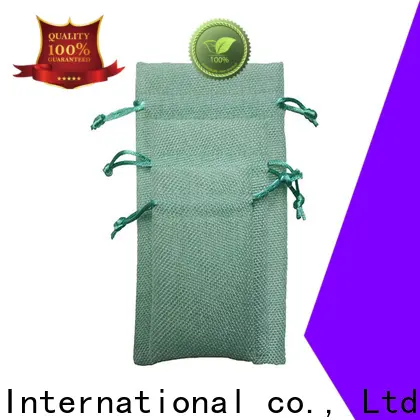 Top linen drawstring bags jewelry manufacturers for necklace 1