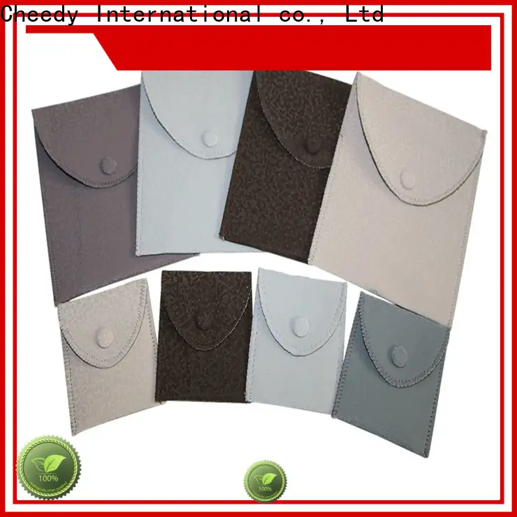 Cheedy oem brown leather box manufacturers for ring 1
