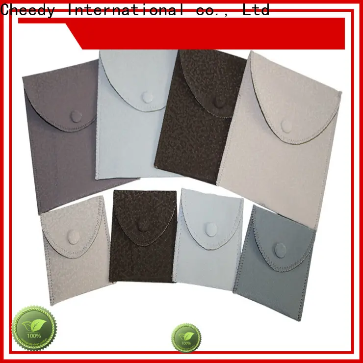 Cheedy oem brown leather box manufacturers for ring 1
