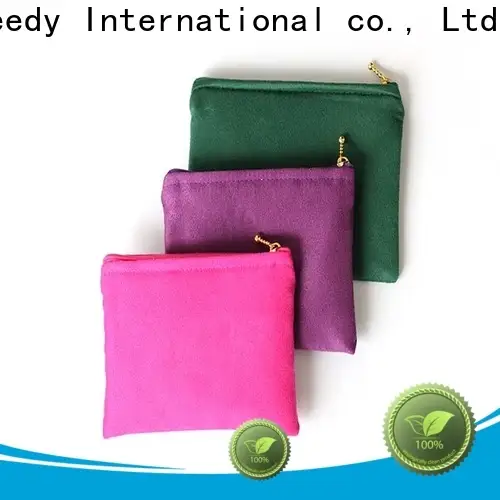 Cheedy packaging suede and leather bag manufacturers for necklace 1