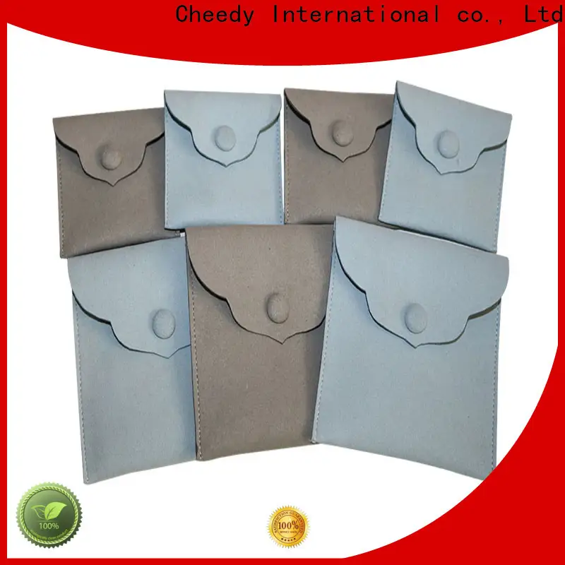 Cheedy leather brown kraft jewelry boxes wholesale supply for ring 1