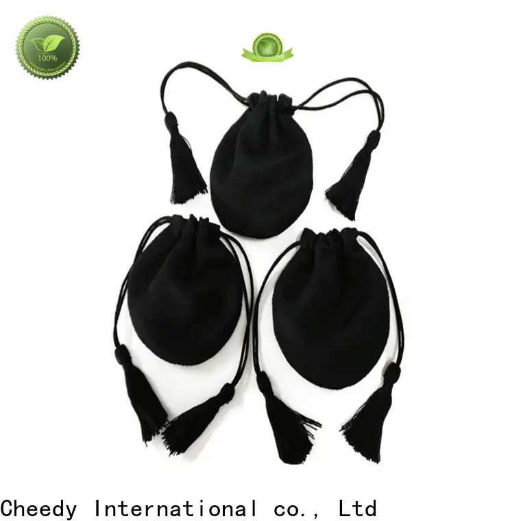 Cheedy Best white velvet pouch manufacturers for watch 1