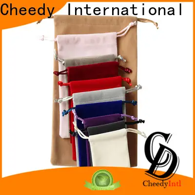 Cheedy New christmas velvet gift bags manufacturers for jewelry 1